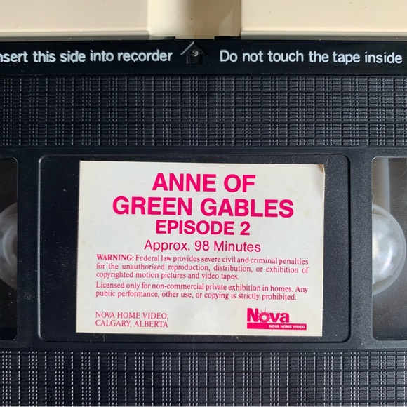 Anne of Green Gables 4 VHS Video Pack Collection Complete Box Set - Picture 7 of 10